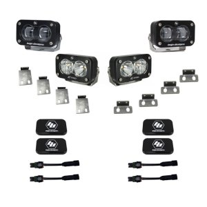 Ford Raptor Fog Light Pocket Kit - Baja Designs - S2 SAE Pro - `21-`27